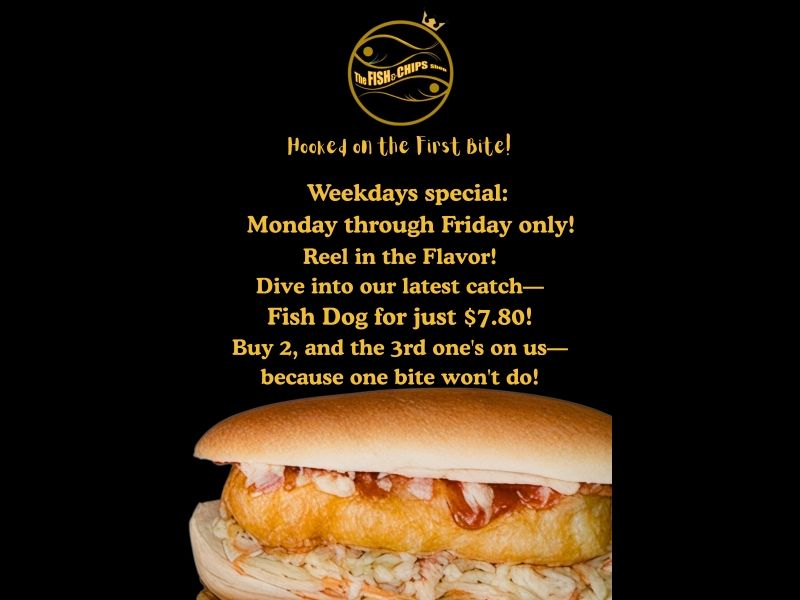 Photo of Fish Dog - BUY 2 GET 1 FREE at $7.80 each (weekdays only)