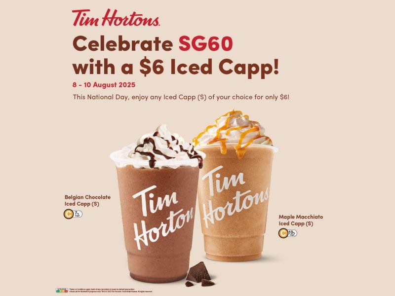 Photo of Tim Hortons - Celebrate SG60 with a $6 Iced Capp!