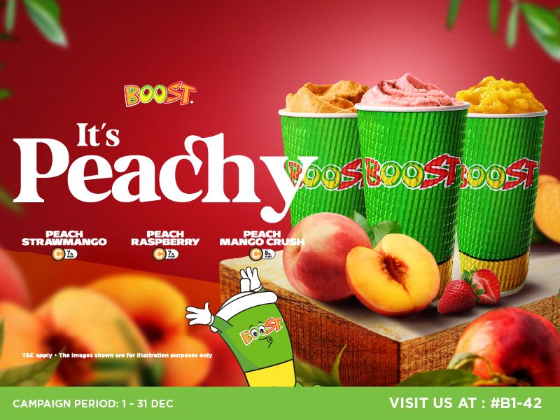 Photo of Boost Juice: It’s Peachy