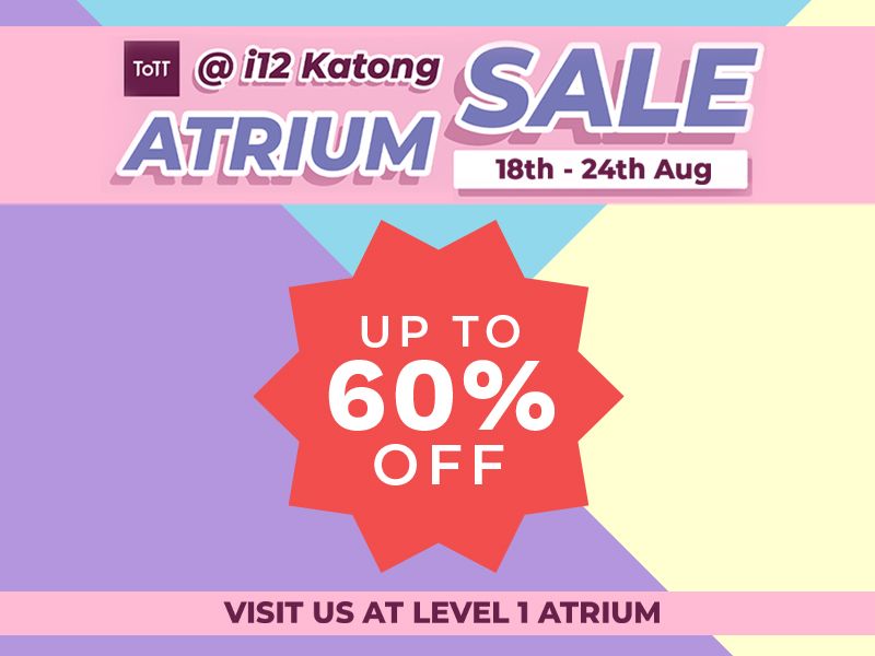 Photo of 🔥🛍️ ToTT Atrium Sale is BACK at i12 Katong! 🛍️🔥
